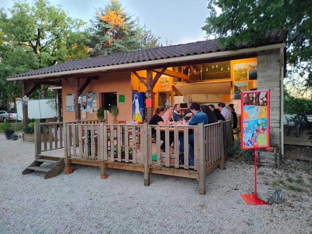 Limogne-en-Quercy Camping Le Bel Air Mobil Home Le Figuier 6 Personnes מראה חיצוני תמונה
